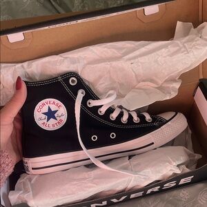 Converse Black Canvas High-Tops